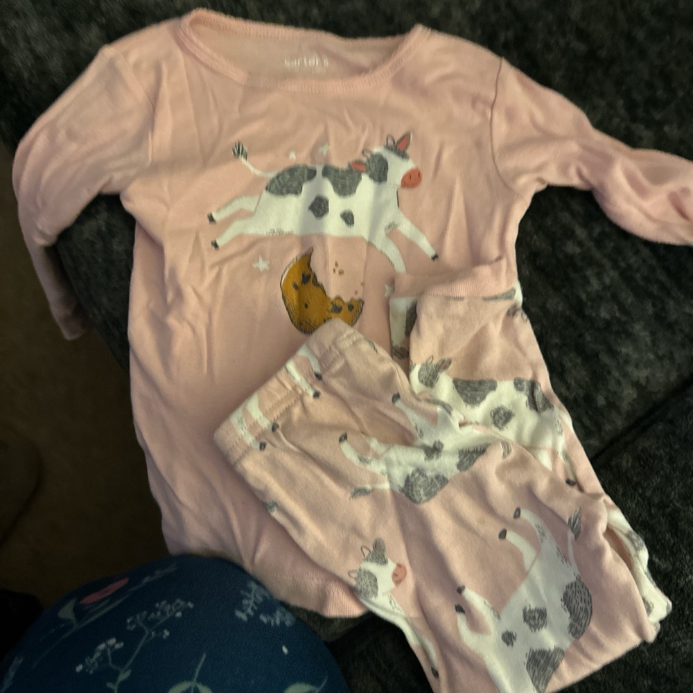 Carter's Pink Dinosaur Pajama Set